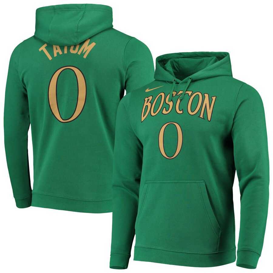 Boston Celtics 0 Jayson Tatum Nike 2019-20 City Edition Name & Number Team Pullover Hoodie Kelly Green,We sell and wholesale Boston Celtics 0 Jayson Tatum Nike 2019-20 City Edition Name & Number Team Pullover Hoodie Kelly Green on line form chian!
